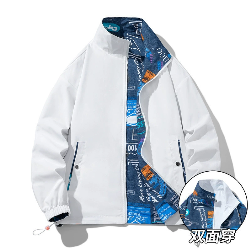 Men's double-sided universal spring jacket, trend of season, high-quality style