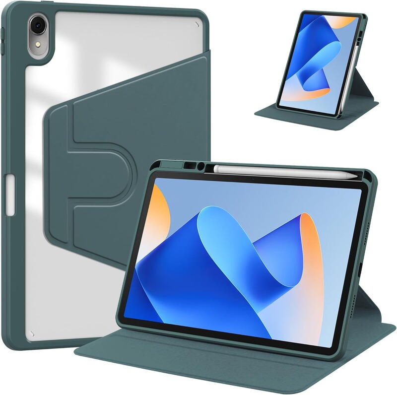 Suitable for Lenovo Xiaoxin Pad Acrylic Rotating Idea Tab 11 Protective Case Stand Leather Case 2025 Pen Slot