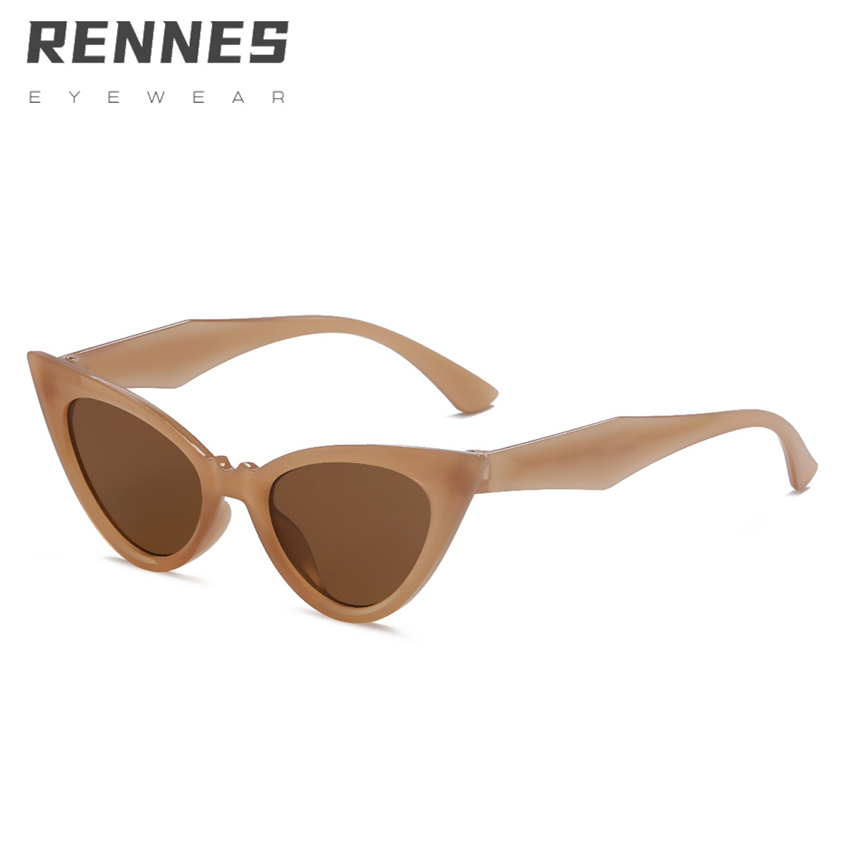 2022 nuevo triángulo gato ojo gafas de sol moda europea y americana calle tiro gafas de sol pequeño marco personalizado gafas de sol 97112