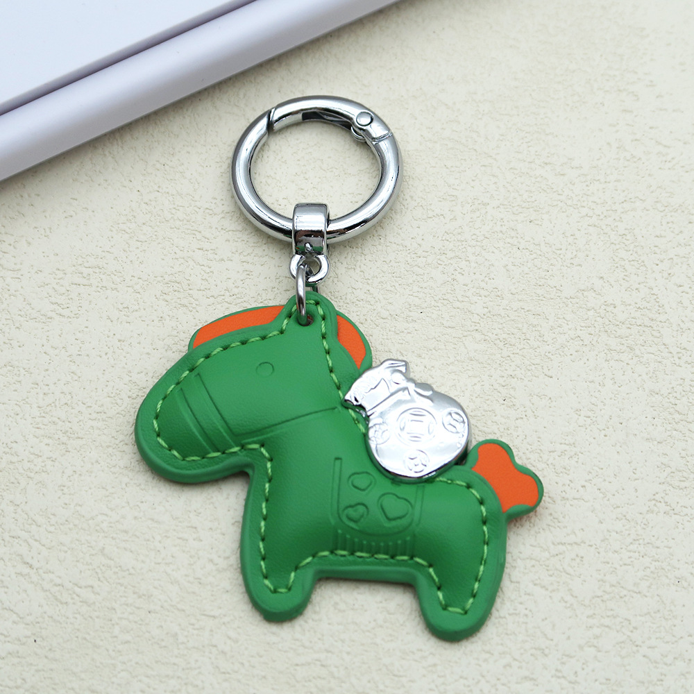 Creative keychain, cartoon pony, pendant