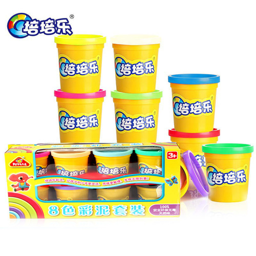 Children's non-drying clay 10 colors large cup clay DIY handmade clay wheat clay refill toys wholesale