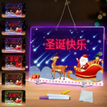 亚克力发光画画板定制发光板可擦写画板led荧光板跨境七色7种颜色