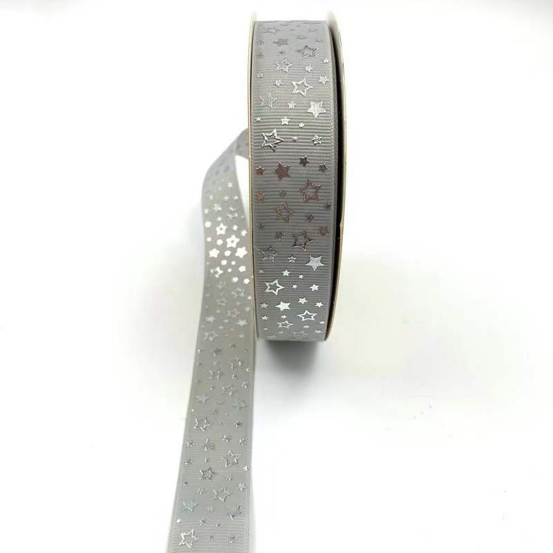 Estrella de plata caliente hilo de cinta bandeja de barra hecha a mano cinta DIY dorado impresión cinta caja de regalo embalaje en stock