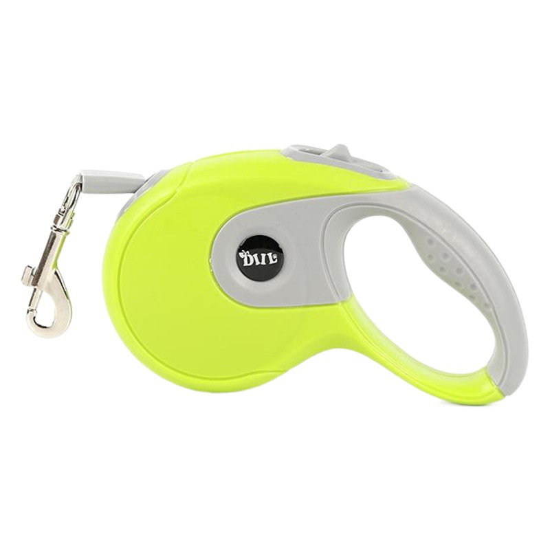 Ventas directas de fábrica pequeña y mediana Cadena de perro cuerda de tracción automática retráctil Bichon Samo tractor recubierto de plástico de una sola pieza de entrega