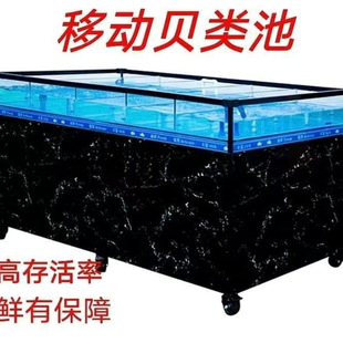 Seafood Fish Tank Two-Layer Large-Capacity Hotel Aquatic Market Selling Fish Breeding Three-Layer Seafood Pool All-In-One Commercial Tank