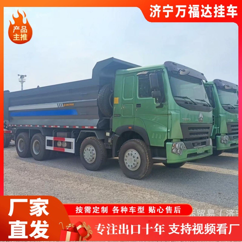 Подержанный самосвал HOWO Sinotruk премиум-класса, HOWO задний восьмиколесный 6x4 инженерный самосвал TX.