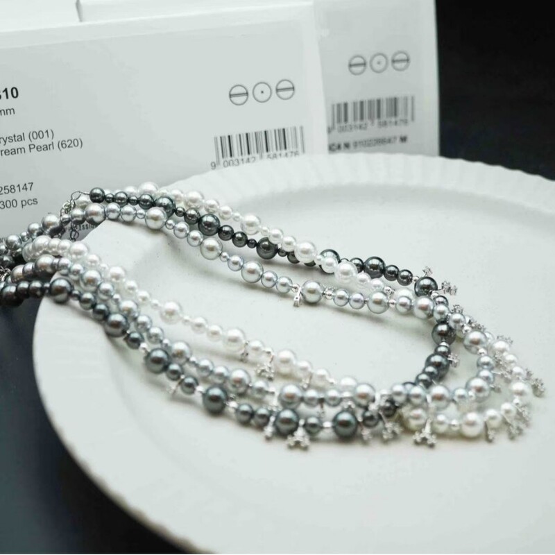 Hojia Bubble Nebula Pearl Necklace is a fashionable and versatile clavicle chain with a light luxury and high-end feel, handmade sweater chain for women Hojia Bubble Nebula Pearl Necklace is a fashionable and versatile clavicle chain with a light luxury and high-end feel, handmade sweater chain for women