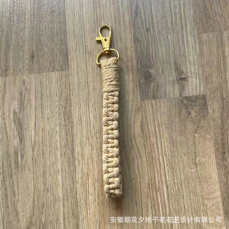 Llavero tejido a mano Nórdico tejido colgante bolsa colgante coche llavero lana llavero Navidad