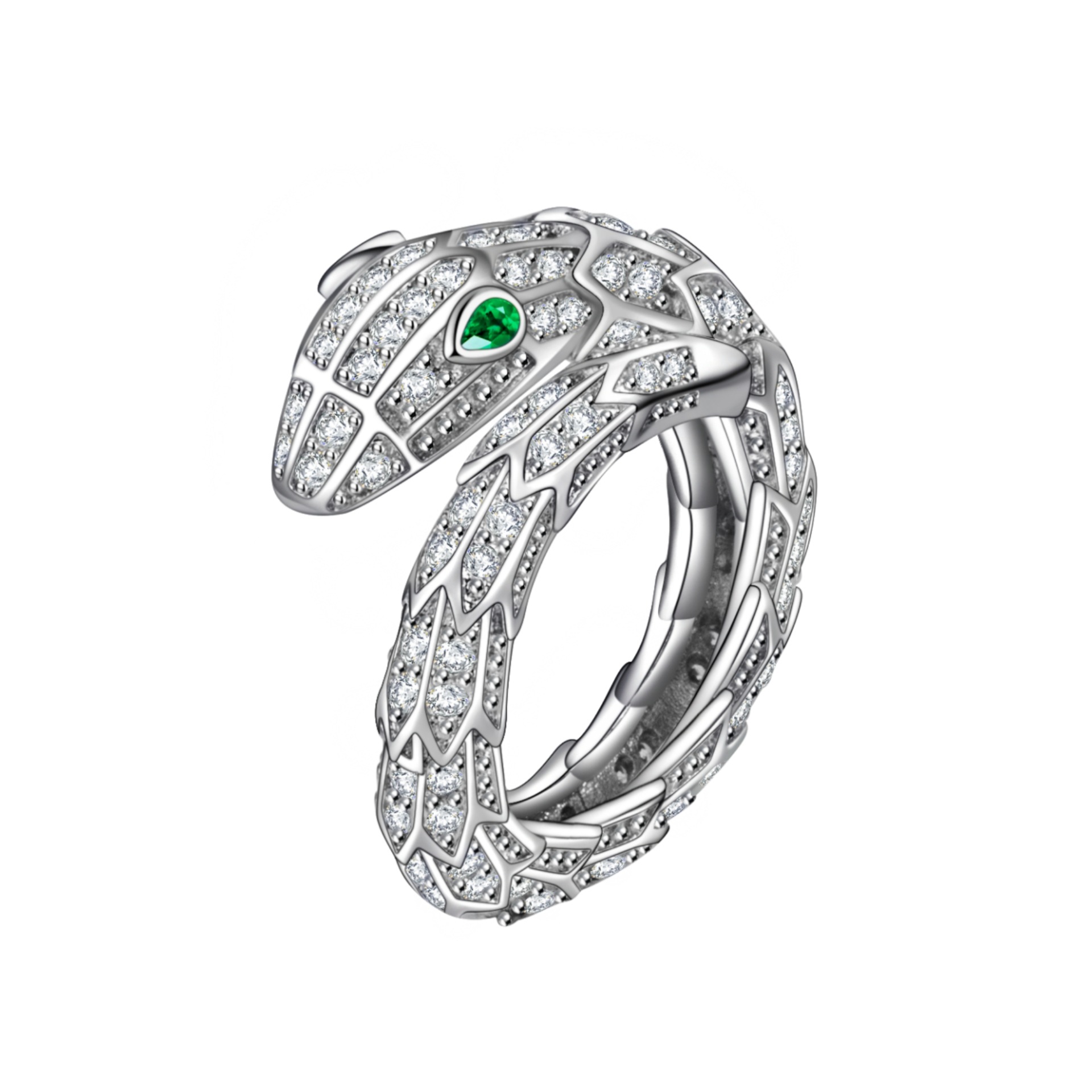 Classic stone inlay with zircon