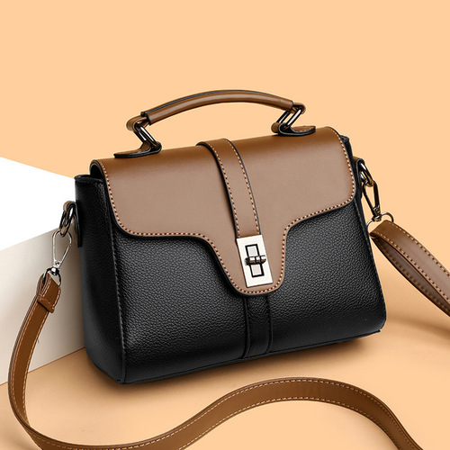 Women's Single Shoulder Top-Handle Bag, Stylish Crossbody Bag with a Sense of Sophistication for Commuting, a Grand Mother Bag