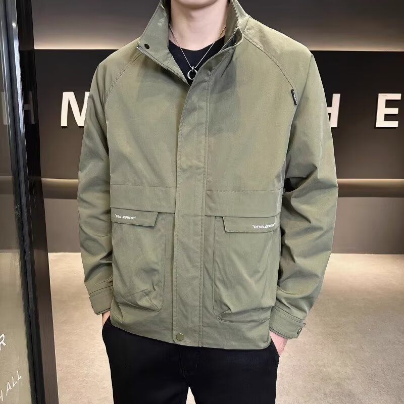 2026 春夏の新ファッションカジュアルジャケットアウトドアスポーツ防風防水多用途作業服ジャケット男性と女性のため|undefined