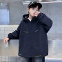 宽松新款男童连帽秋冬装
