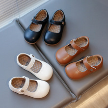 女童简约小皮鞋春季新款玛丽珍软底气质浅口公主鞋韩版轻便方口鞋