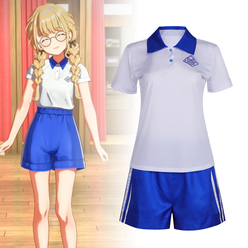 Academy Idol Master Cosplay Costume, Chuxing Academy Game Same Style Gymnastics Outfit, Summer Sports Cosplay Costume