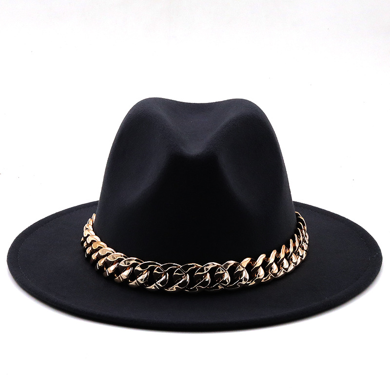 Wholesale Accessories Woolen Big Brim Fashion Jazz Top Hats Nihaojewelry display picture 24