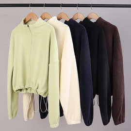 2024秋冬470g双面奥粒绒防风外套加厚户外健身运动上衣女加厚保暖