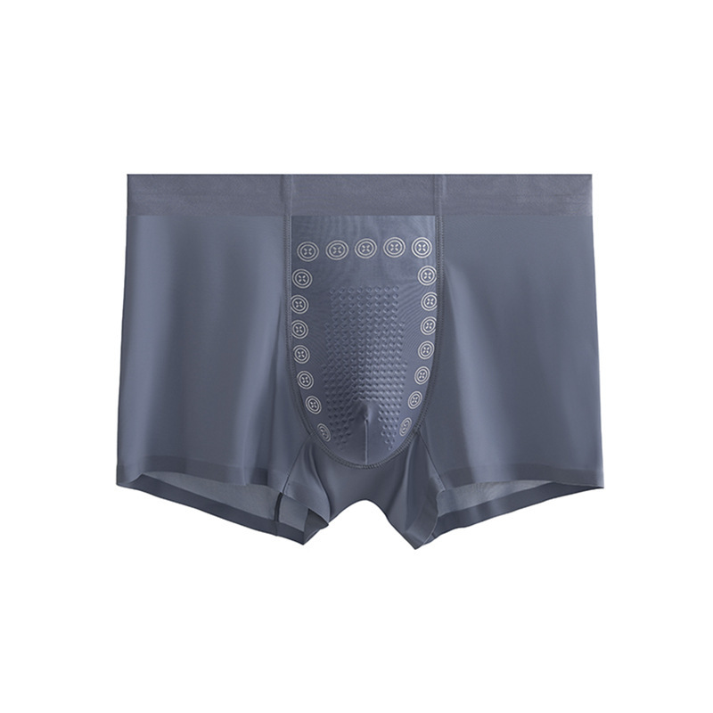 Verano sin huellas bacteriostático cómodo de baja calidad secado rápido simple transpirable cuatro cuadrillos ropa interior de hombre hielo ultra delgado ropa interior de hombre