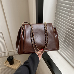 鏈條小方包包女包2023冬季復古新款單肩包支持大量批發混批斜挎包
