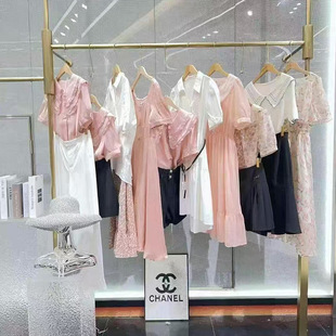 [Xiangying] 25 Summer Dress Pants Tops Light European and American Style Brand Discount Wholesale Women's Clothing Ishii Sanjohang