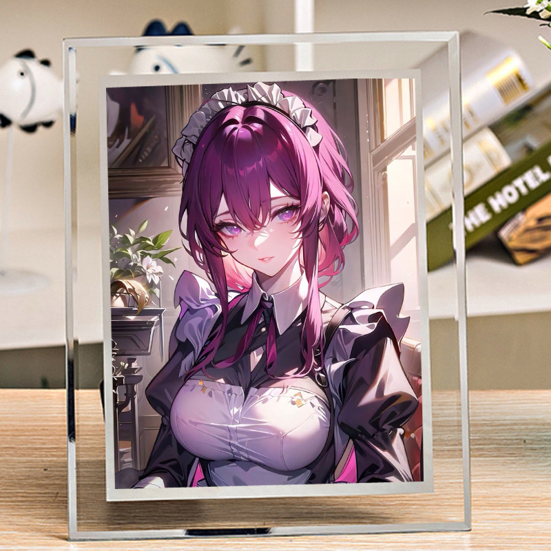 Kafka Crystal Photo Frame Collapses Samsung Dome Animation Surrounding Bedroom Living Room Desktop Decorations Picture Frame Picture Production