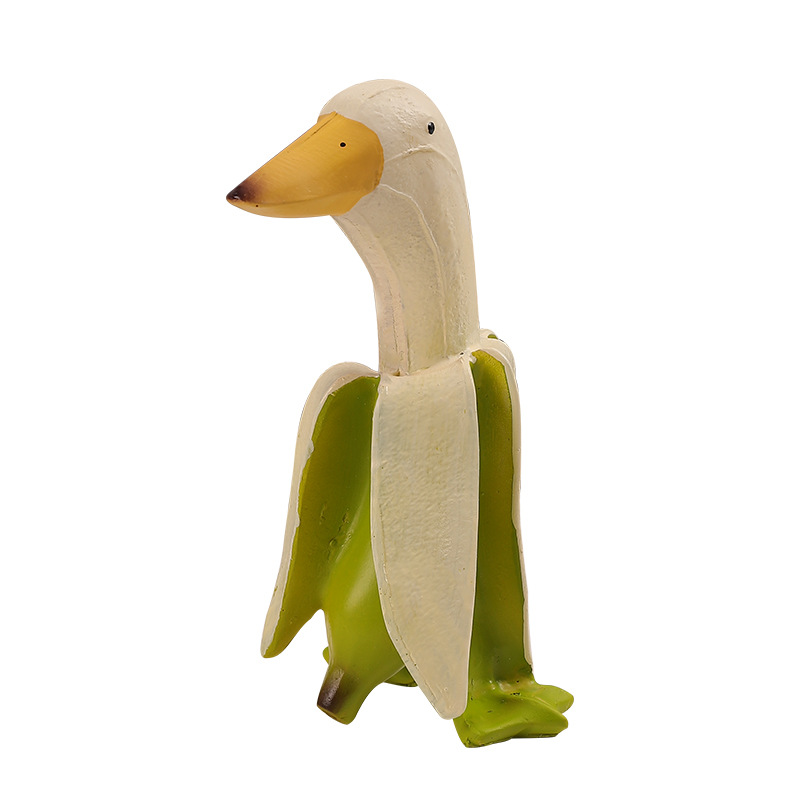  Banana Duck Duck Duck Resin Ornaments Creative Stylish Spoof Desktop Decorations Small Ornaments Crafts