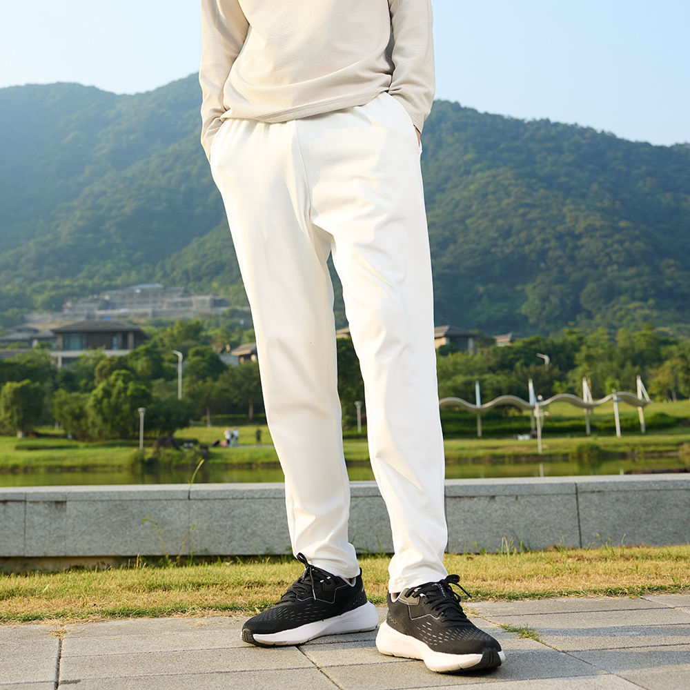 Lulu hombre pantalones deportivos para correr caño invierno de punto pantalones de fitness casuales para correr al aire libre baloncesto pantalones secos rápidos