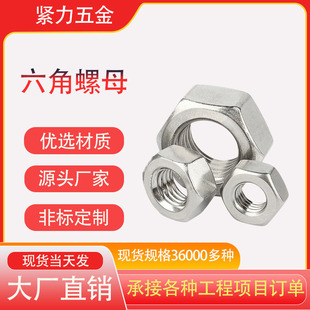 �S��ֱ�NSS304 SS316���P�A2-70 A4-80 DIN934������ĸ ��춽��B