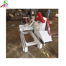 js-350圆木推台锯 家具板细木工原木切割锯片机圆木方木锯断机