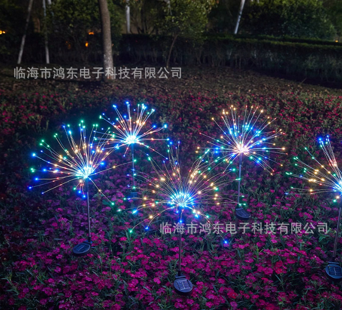 lámpara de fuego artificial solar LED lámpara de suelo lámpara de decoración exterior lámpara solar de jardín lámpara de césped lámpara de medusa solar