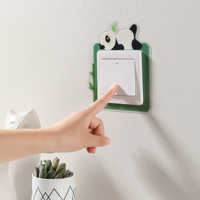 Creative switch key, protective case on wall