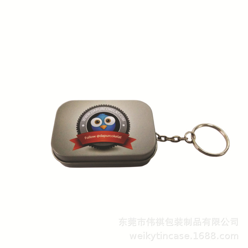 卡通创意背包挂件盒情侣可爱礼物挂饰纪念品挂饰翻盖盒