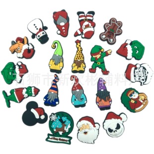 Christmas Carnival party hole shoes flower accessories PVC shoe buckle cute cartoon garden shoes decorations cross-border now