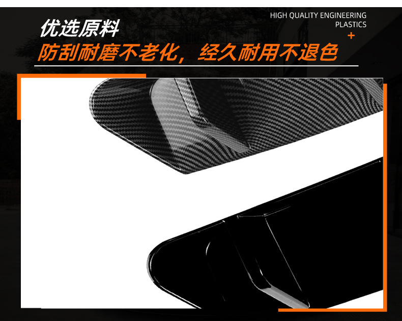 Suitable for Skoda Superb B8 2015-2019 Rear Lip Spoiler Small Body Kit Modification