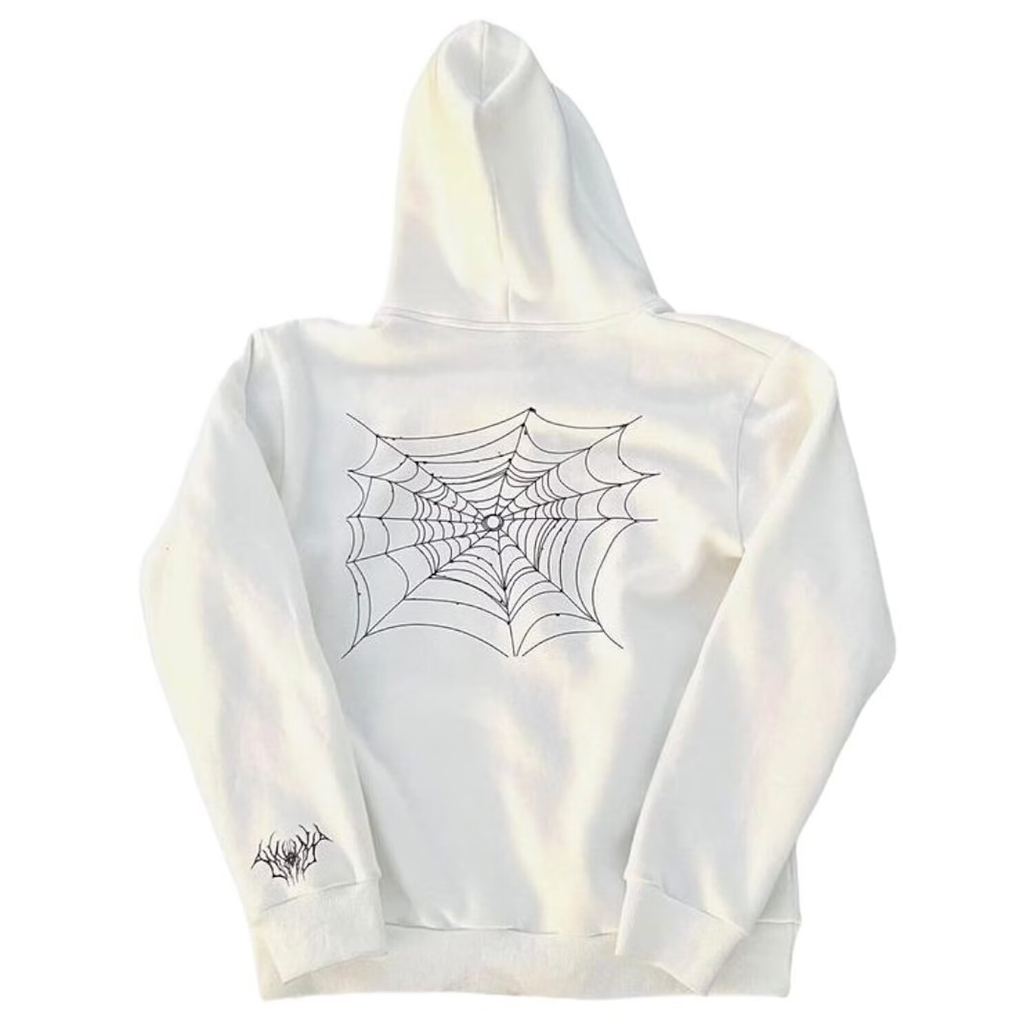 Five-pointed Star Spider Web Hoodie For Couples Oversized Sweater_voghion.com