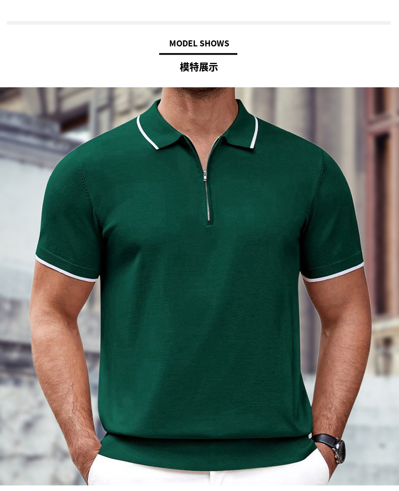 210g Weight Short Sleeve Sleeve Length Polyester Fabric Type Regular Top Length Holiday, Daily Occasion Turndown Neckline Regular Fit Fit Type Solid Color Pattern Summer Season Men's Gender Simple Style Style Wholesale Men's Simple Style Solid Color Short Sleeve Men's Tops 2