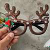 Christmas cartoon children's glasses for adults, props, new collection, handmade, Birthday gift