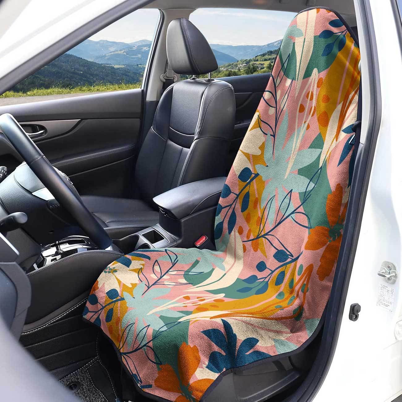 Car seat towel cover, front seat protector, suitable for gym and exercise, universal for all seasons, car use 123