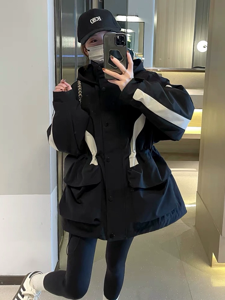 Color Color куртка пуховик женский толстый зимний