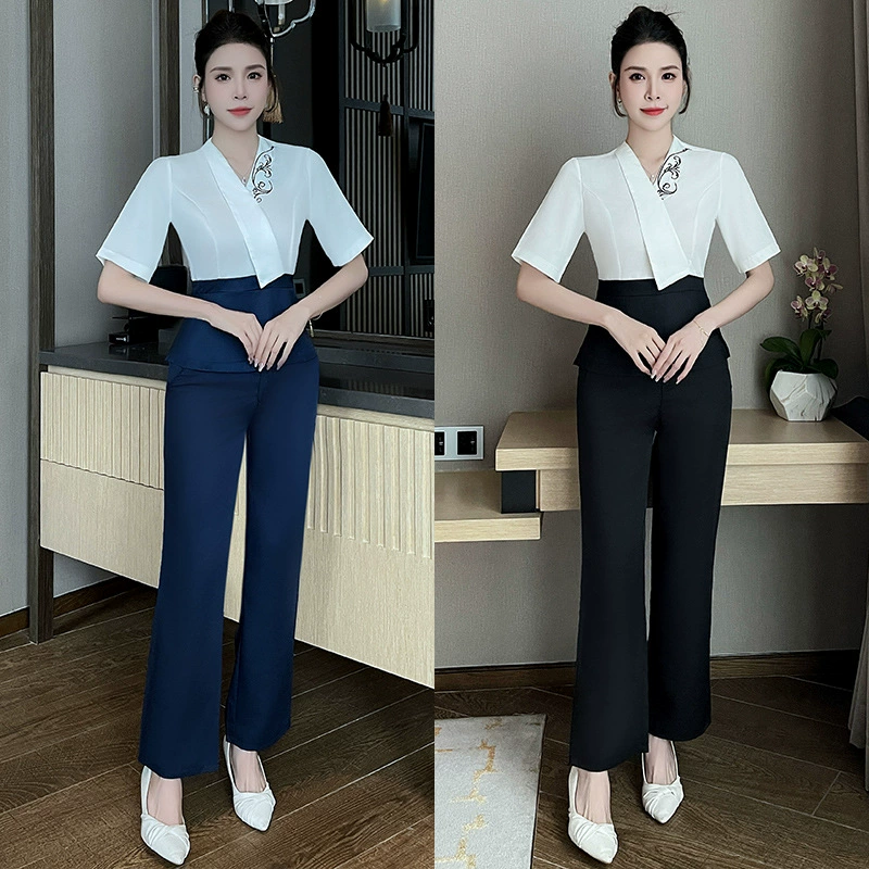 2024 осень и зима новый косметолог техника рабочая одежда для уменьшения возраста