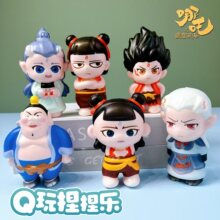 新款现货哪吒敖丙捏捏乐之魔童闹海解压玩具慢回弹PU解压神器