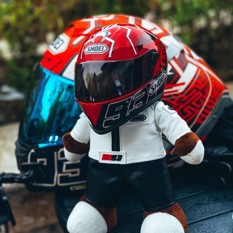 오토바이 인형 오토바이 곰 BMW 랠리 곰 오토바이 여행 꼬리 상자 펜던트 인형 BMW 곰 인형