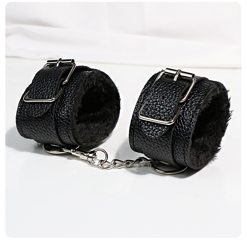 Adult Bondage Kit with Hand and Foot Cuffs, Neck Cuff, Eye Mask and Nipple Clamps — detail image 29