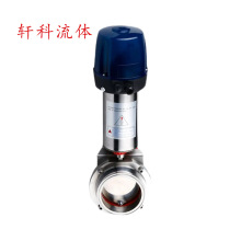 智能头气动蝶阀开关型304带信号反馈带电磁阀控制开关快装蝶阀