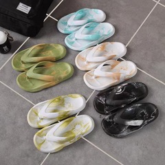 Men's trendy flip-flops: Thick-soled, non-slip, soft-sole, durable, stylish outdoor and beach wear with a personalized touch