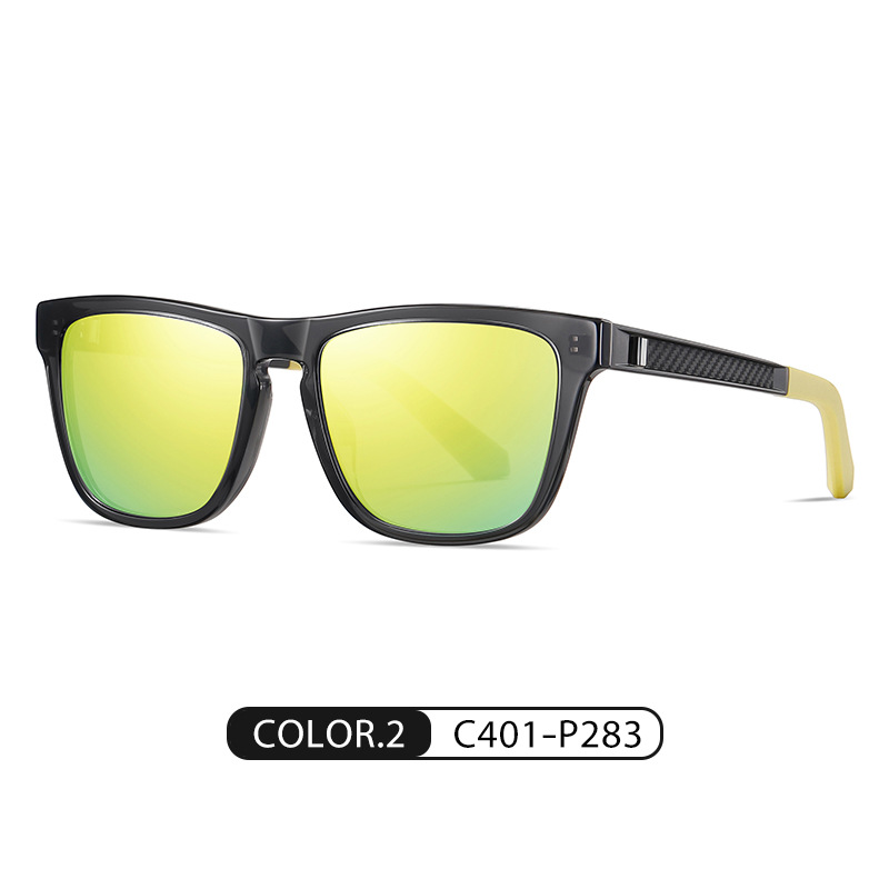 Nuevas gafas de sol polarizadas de hoja BC9109 gafas de sol de dos colores de moda para hombres gafas de sol de protección solar para exteriores