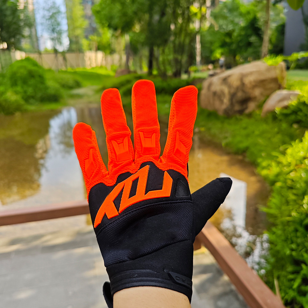 Guantes de motocicleta transpirables resistentes al desgaste antideslizante al aire libre guantes de motocicleta eléctrica de montaña image 4