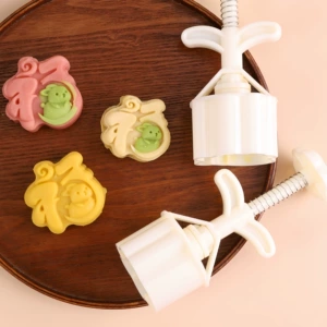 50G75G Guo Chao Rabbit Hand Press Press Mooncake Плесень мультфильм в середине фестиваля в стиле