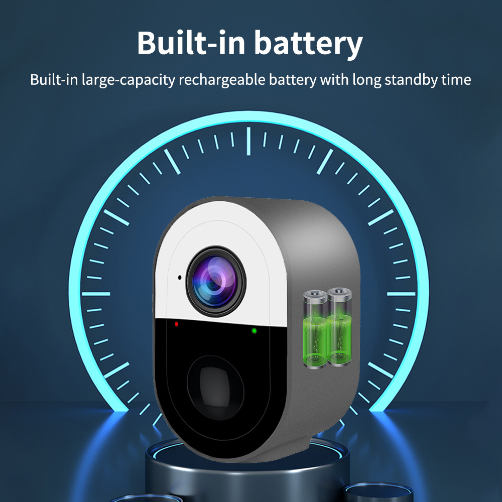 Long-lasting high-capacity battery with low-power camera