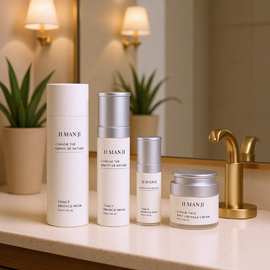 美容院面部水乳套盒补水保湿收缩毛孔护肤品套装护理水光冻干粉套