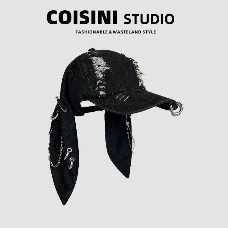 Design denim rabbit, baseball cap, hat